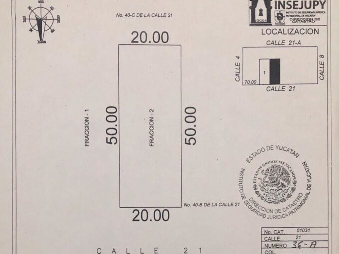 Terreno en venta al Norte de Mérida | Conkal | Yucatán