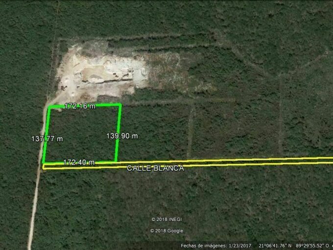 Terrenos en venta al norte de Mérida | 2.3 Hectáreas | Conkal