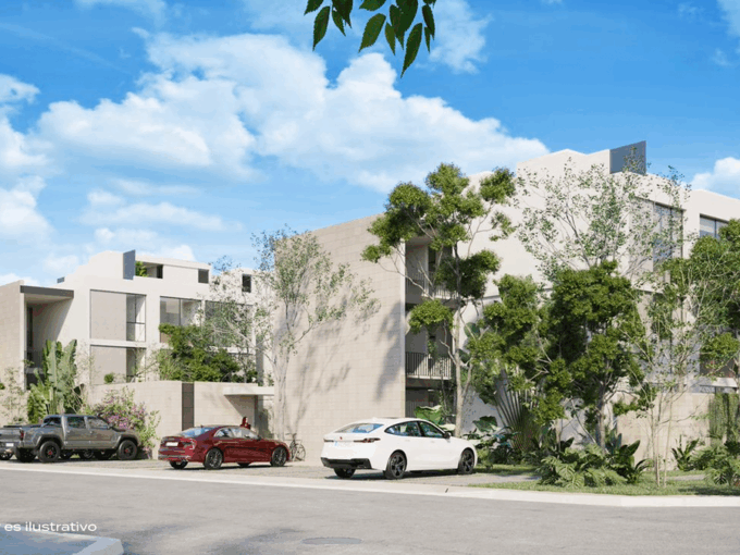 Departamentos en venta al norte de Mérida Veta Temozón Norte