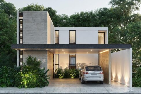 Casa en venta al norte de Mérida, Modelo Arena B, Privada Adana Xcanatún