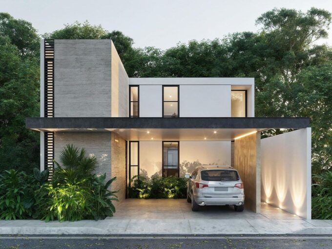 Casa en venta al norte de Mérida, Modelo Arena B, Privada Adana Xcanatún