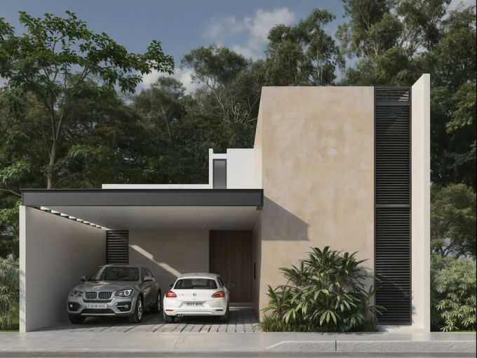 Casa de un piso en venta al norte de Mérida/Xcanatún/Privada Adana