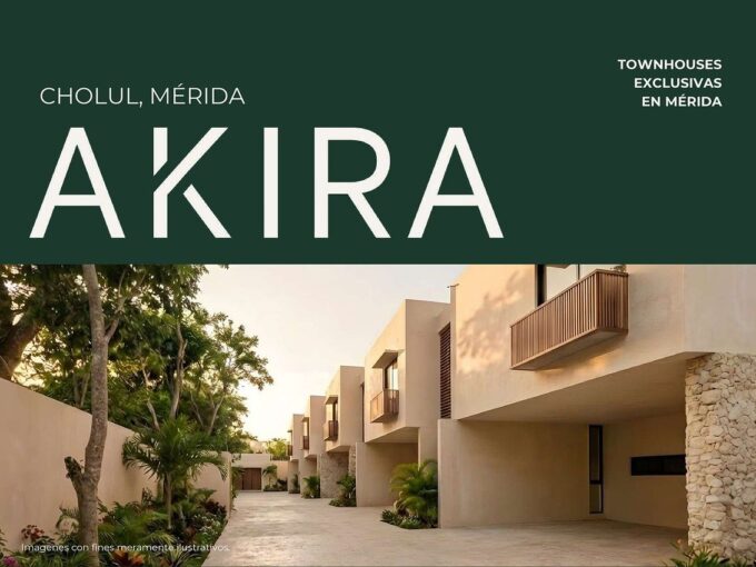 Villas en Venta al Norte de Mérida |Akira | Cholul