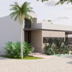 Casa de una planta en venta al norte de Mérida|Privada Soluna| Temozón norte