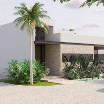 Casa de una planta en venta al norte de Mérida|Privada Soluna| Temozón norte