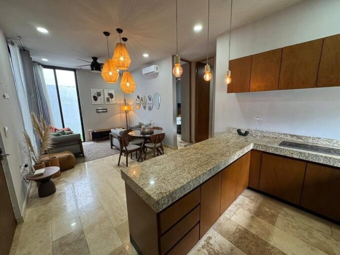 Departamento amueblado en venta al norte de Mérida| Cholul Mérida